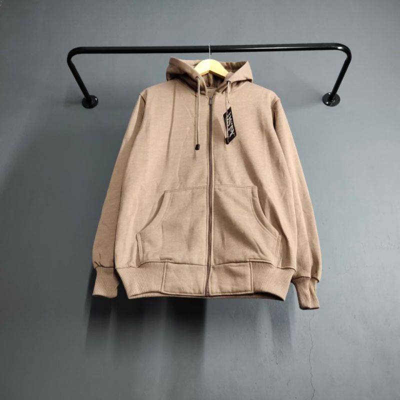 Jaket Pria Hoodie Zipper Polos Risleting/Jaket Polos Cowok & Cewek/Jaket Simple Polos Motif