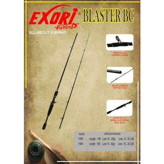 Joran BC Carbon Bait Casting Exori Blaster BC 180 195