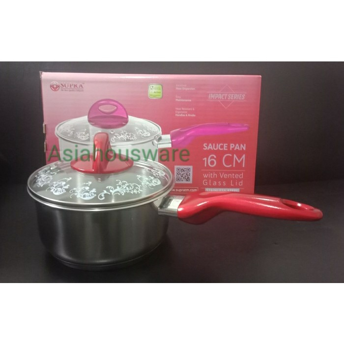 HOT Saucepan Stainless Supra 18cm/16cm Panci Susu