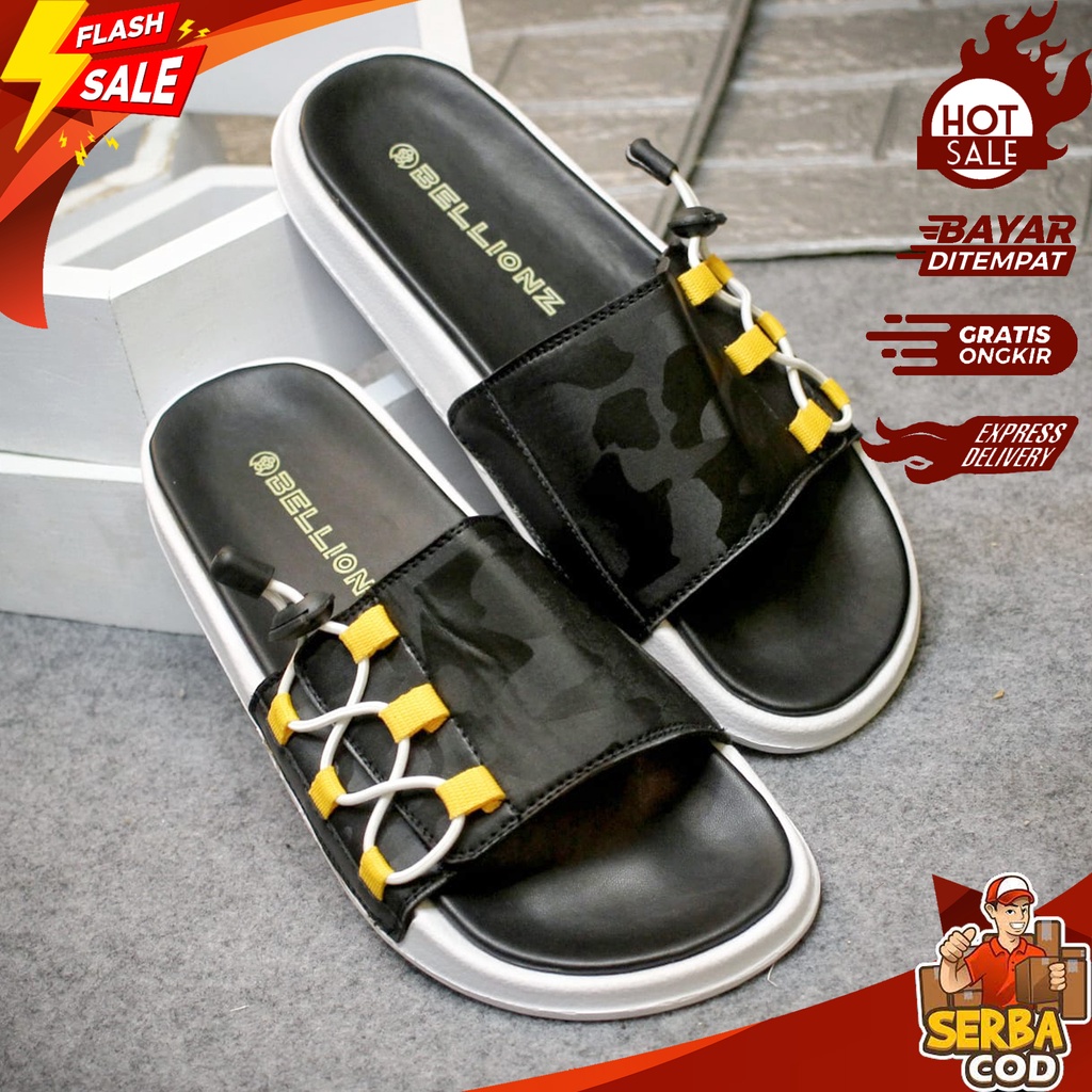 EXTREME_CORPS - Sandal Slippers Unisex Pria Dan Wanita Original - Sendal Viral - Sendal Slide Pria C