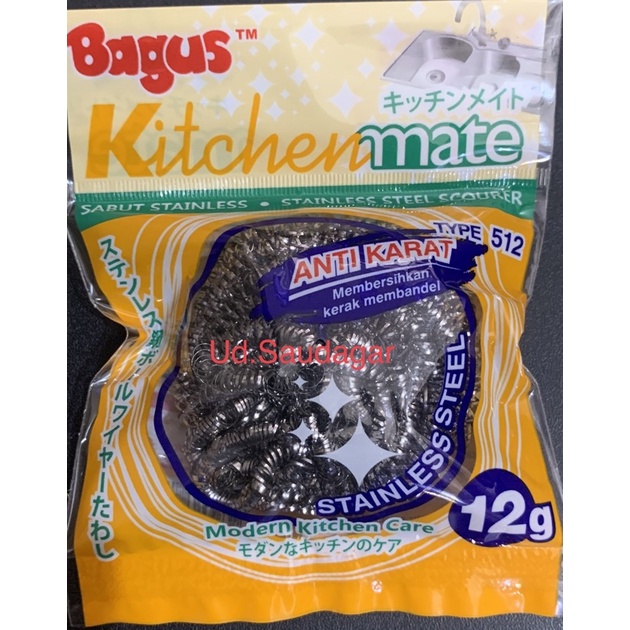 Bagus Sabut Stainless Scourer kawat cuci piring type 512
