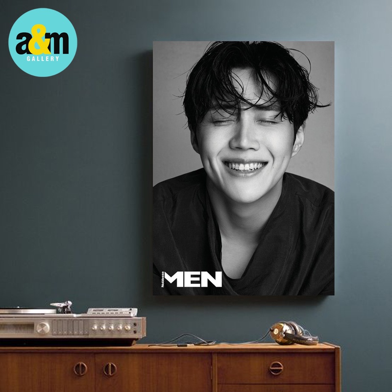 Poster Kayu KIM SEON-HO Hiasan Dinding Kamar Aktor Drama Korea I Pajangan Dinding Kamar K-POP Wall Decor Kamar - A&amp;M