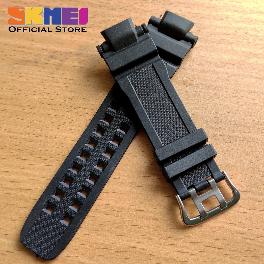 Strap tali jam tangan Skmei 0990 SKMEI AD 0990 Hitam tali skmei.