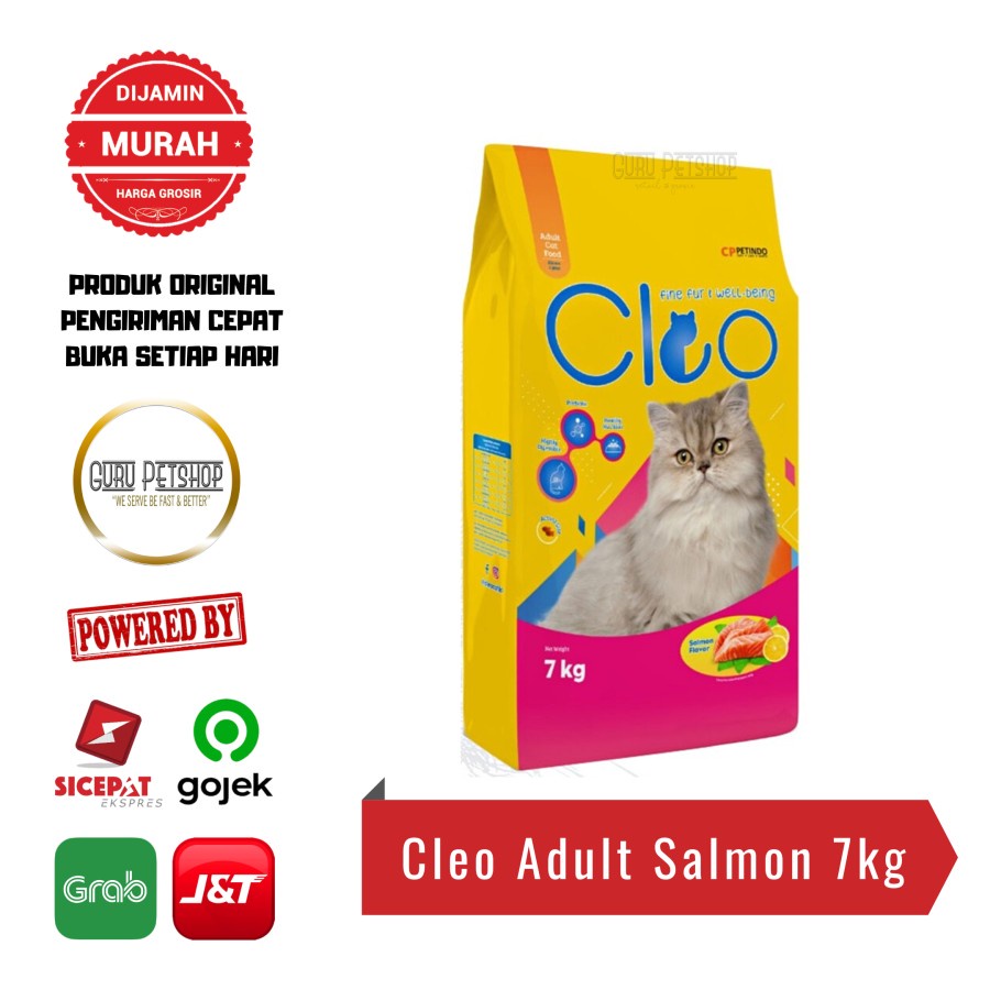 Cleo Salmon 7kg Freshpack Makanan Kucing Cleo Cat Food Salmon Flavor