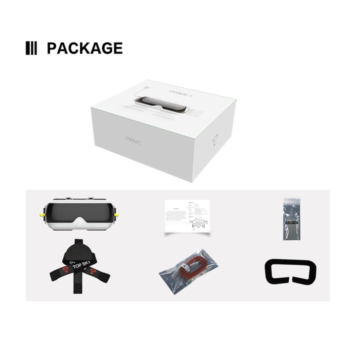 Ready Stock Topsky Prime 1S FPV Goggle- eachine ev100 killer