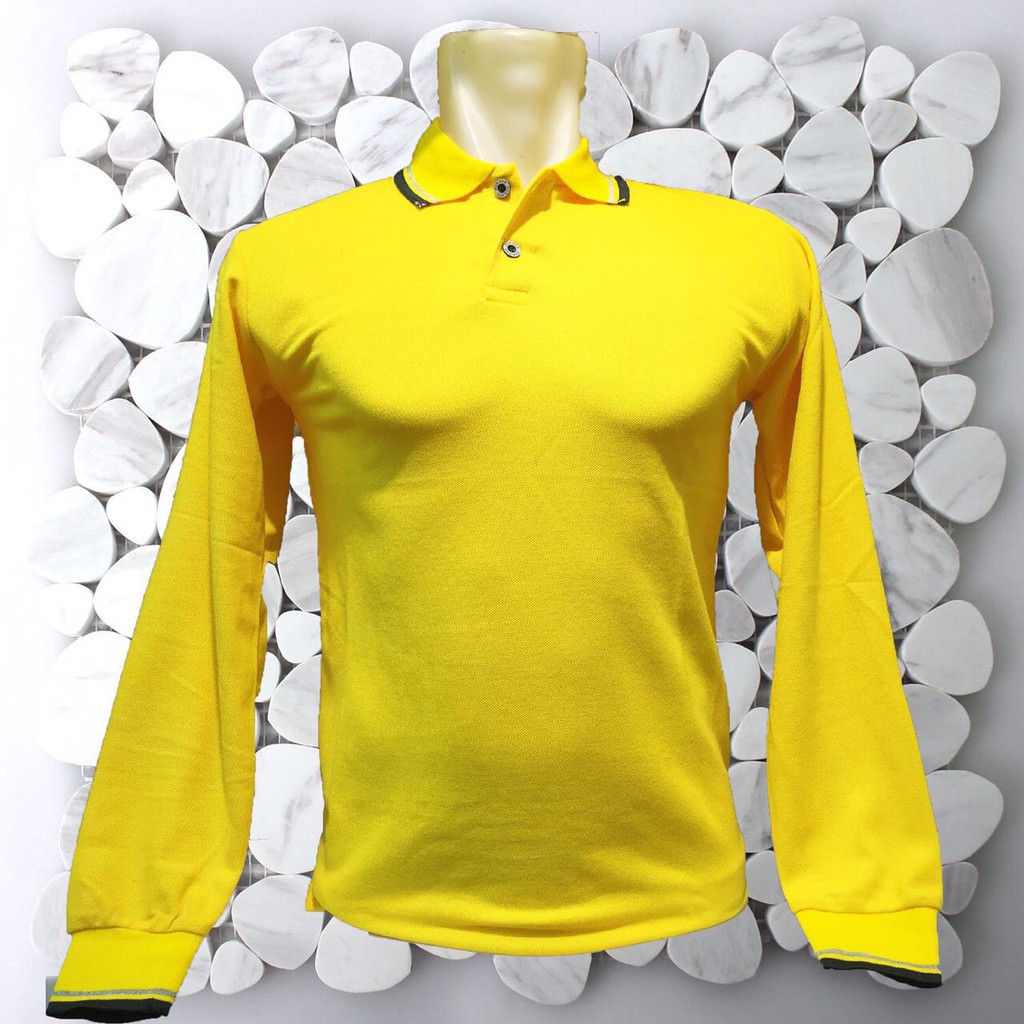 Polo Shirt Panjang, Polo Shirt, Polo Polos Panjang, Kaos Polo