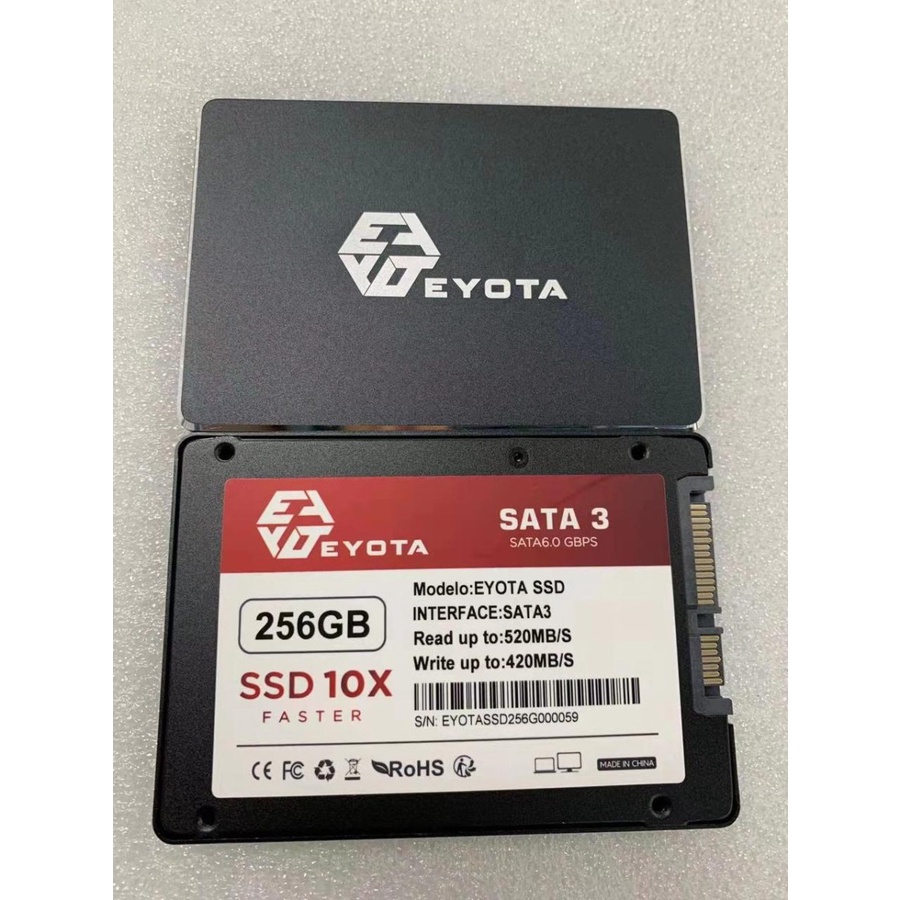 SSD Solid State Drive EYOTA 256GB SATA III 2.5&quot; 6GB/S GARANSI RESMI  Bukan SSD 240GB