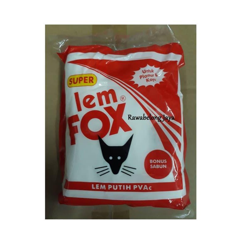 

SUPER LEM FOX PUTIH UNTUK PLAMUR DAN KAYU - 700 GRAM perkakas