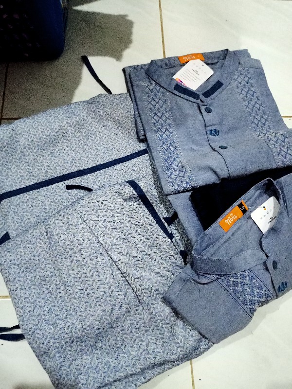 New Sarimbit Couple Terbaru 2021 Muslim Modern Polos Nibras Nbrs Sarimbit Bianca Grey