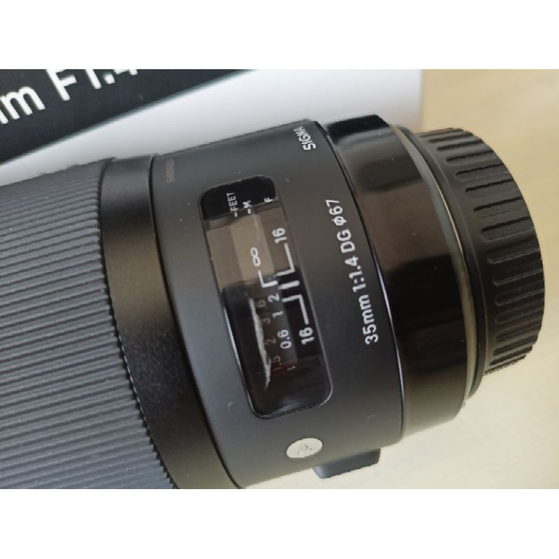 lensa sigma 35mm f/1.4 for canon