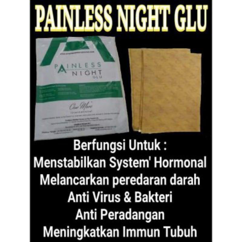 New Koyo Painless Night Glu Original One More 1 Lembar / 1/2 Lembar