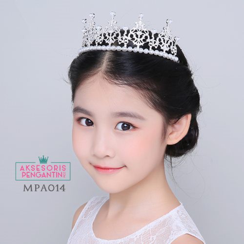 [LIMITED STOK]  SET MAHKOTA CROWN RAMBUT PESTA ANAK WANITA MPA014