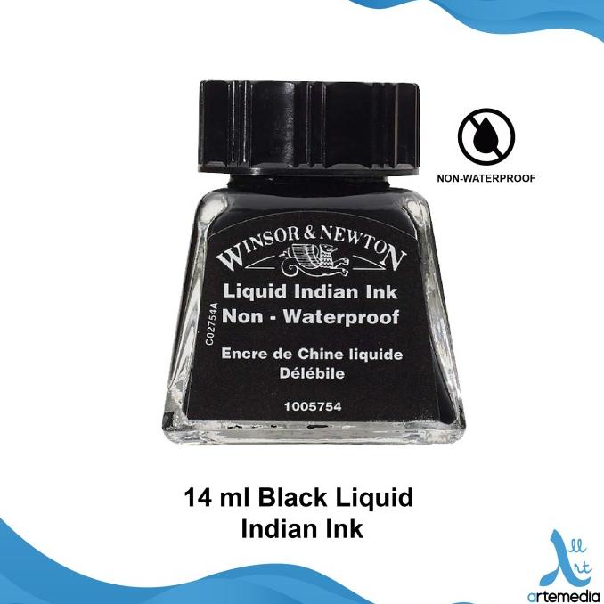 

(BISA COD) Tinta Kaligrafi Winsor & Newton Liquid Indian Ink Calligraphy BERGARANSI Kode 188