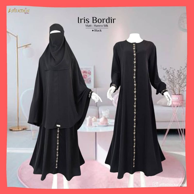 Iris Bordir Gamis Set by Afifathin