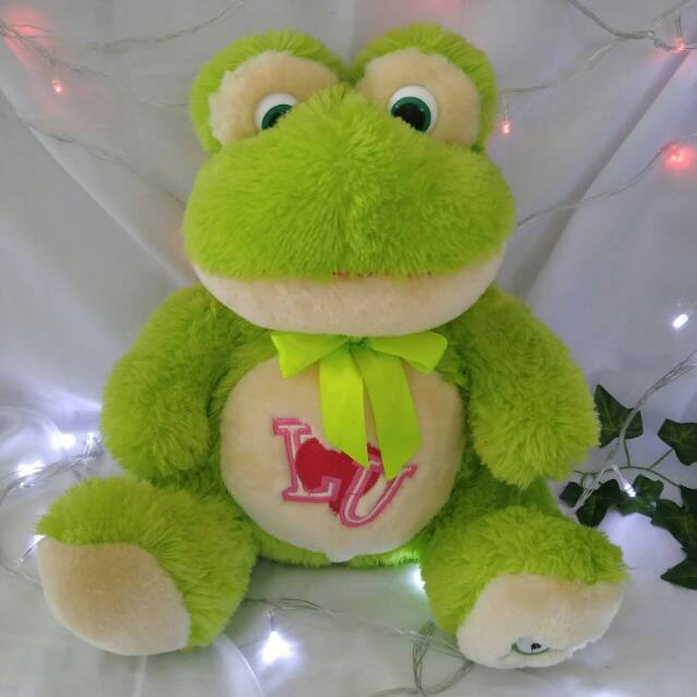 Boneka Keropi I Love You - Boneka Kodok - Boneka Kodok I Love You