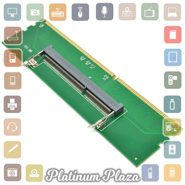 SODIMM DDR3 Laptop To DIM DDR3 Desktop RAM Adapter Converter`69EC5N-