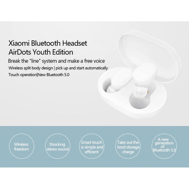 XIAOMI Mi AirDots Youth Version - Bluetooth 5.0 TWS Earphone