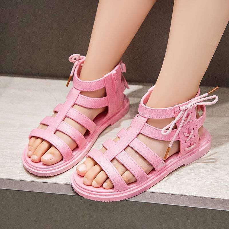 Medan Termurah KD009 Size 26-35 Sendal anak perempuan Sandal tali import