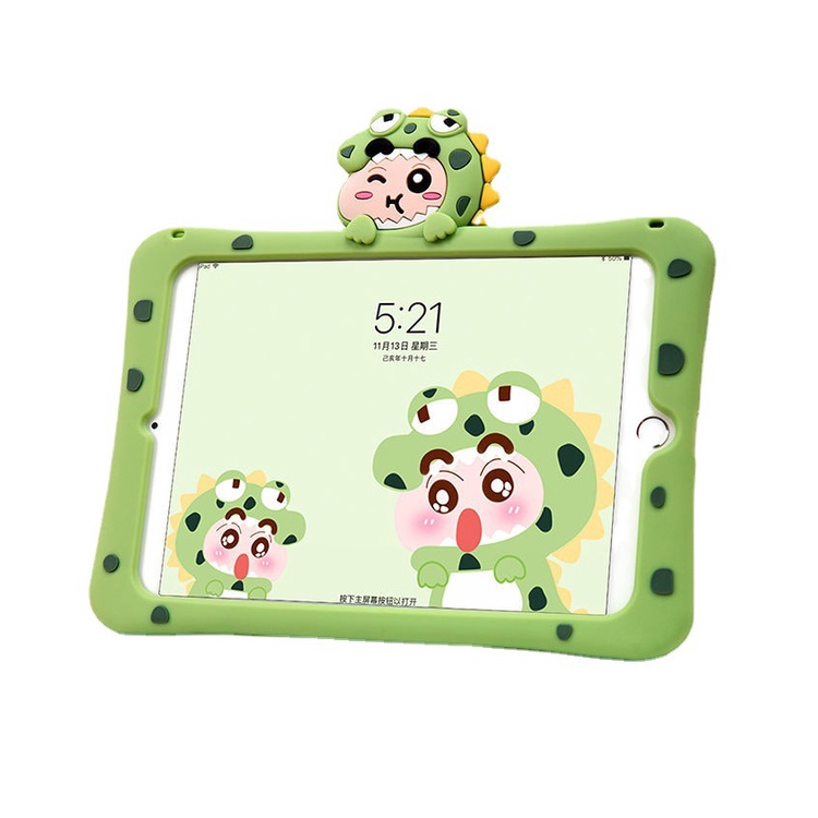 Case Pelindung Bahan Silikon Motif Kartun Untuk Ipad Air 4 9.7 Mini 5 6 Tablet