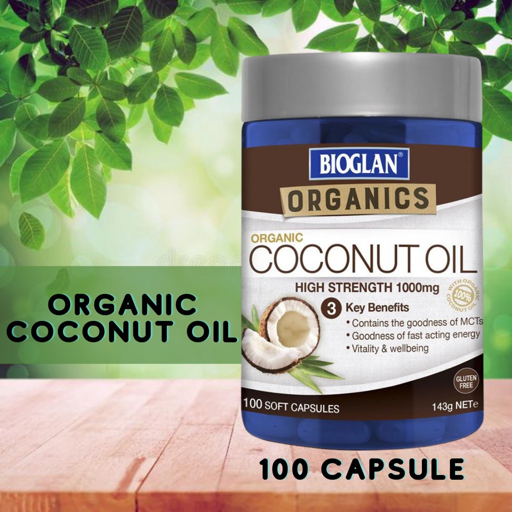 Bioglan Superfoods Coconut Oil 100 Tablets, Weight Loss SupplementARSIPKAN