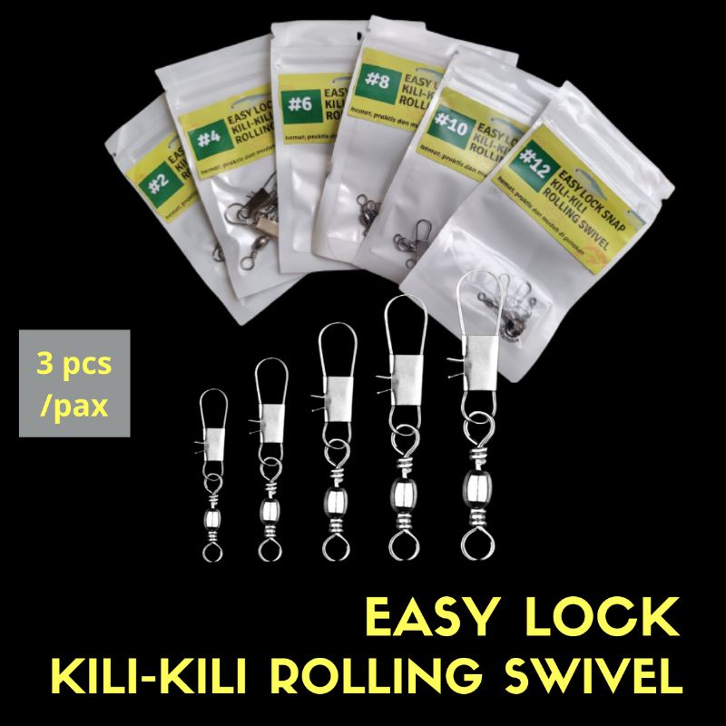 Easy Lock Kili-Kili Swivel Connector HEMAT