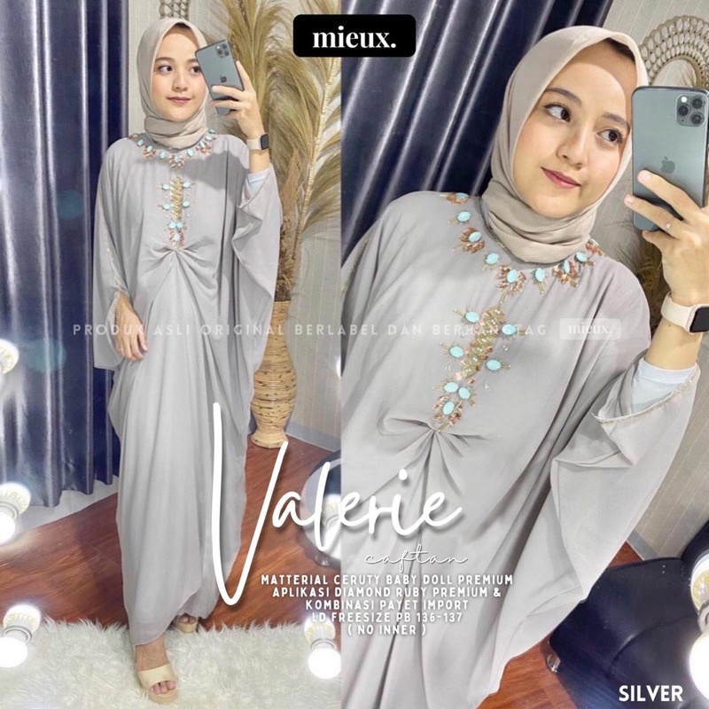 VALERIE KAFTAN kaftan payet original mieux kaftan raisa isyana kaftan