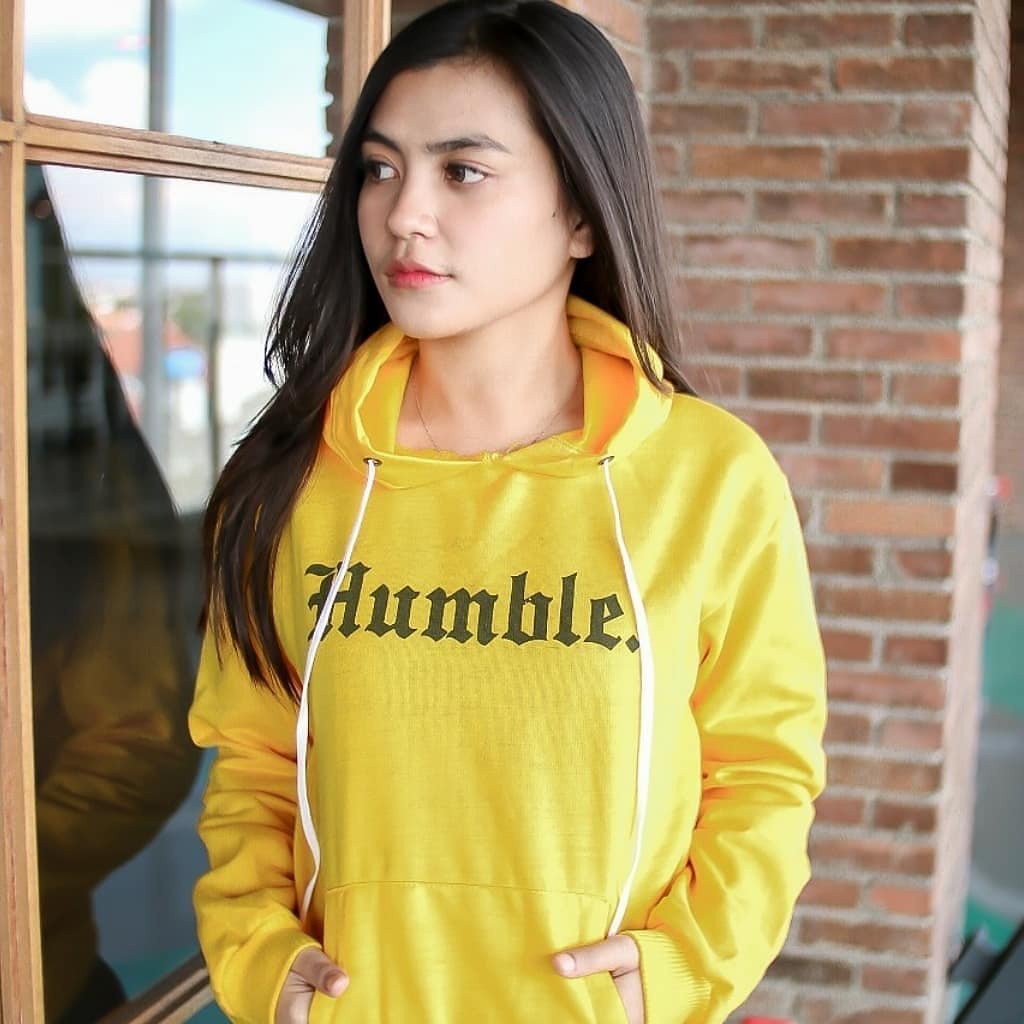 Sweater Hoodie Wanita Partpart Sweater Fleece Terlaris-model 3