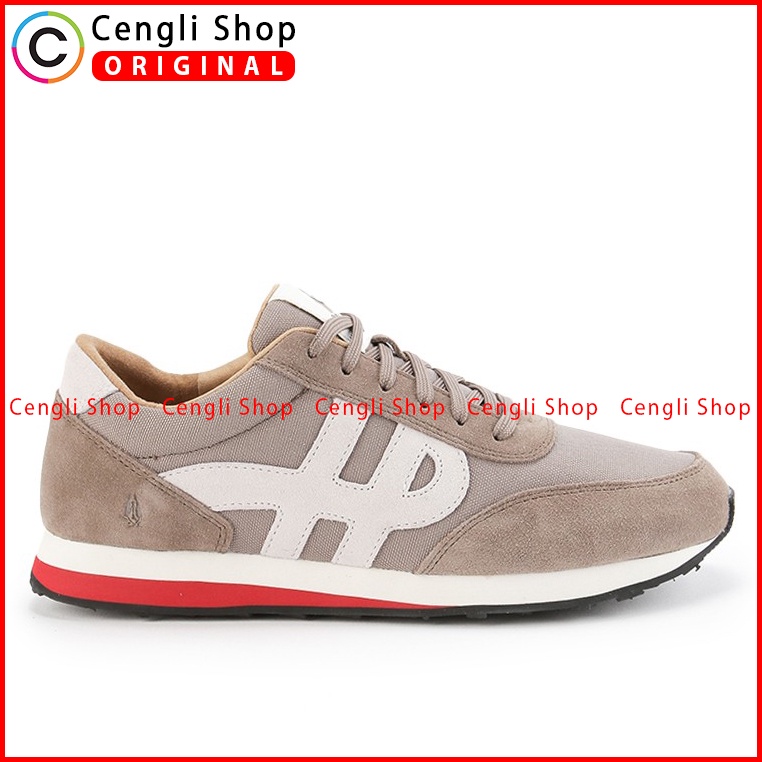 SEPATU HUSH PUPPIES PRIA ORIGINAL TERBARU SNEAKER CASUAL COKLAT HM002