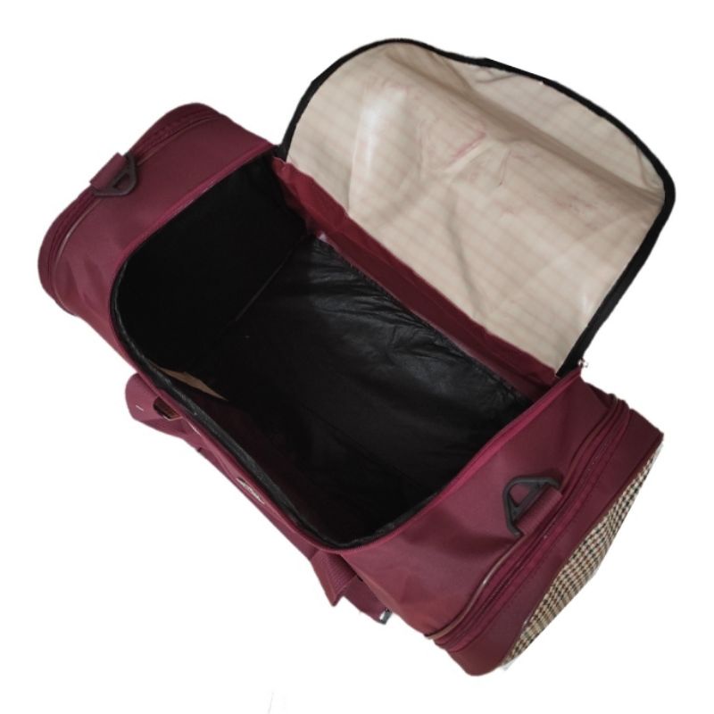 Tas pakaian travel bag besar polo travelling mudik serbaguna