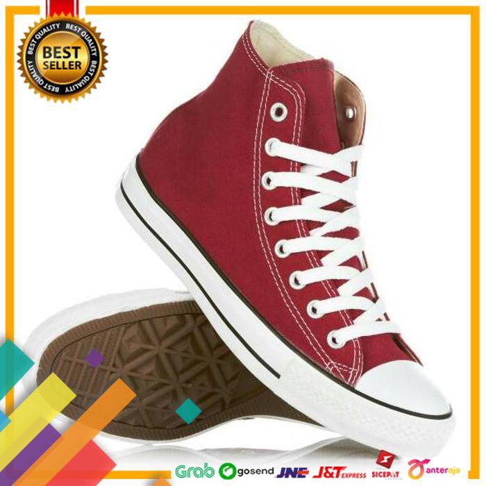 NEW.. SEPATU CONVERSE ALL STAR TINGGI - MERAH MARUN ..TERMURAH