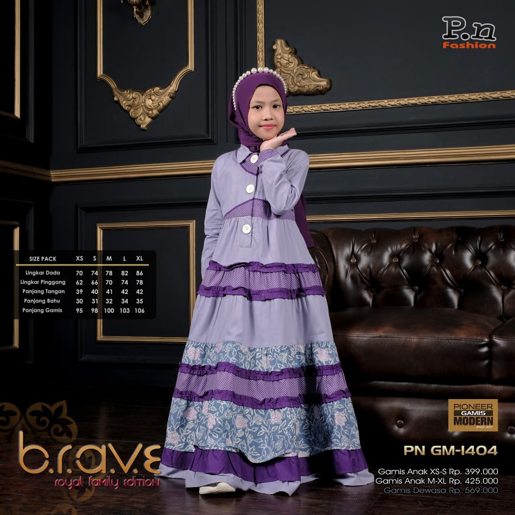 GAMIS ANAK SARIMBIT PN FASHION GM 1404