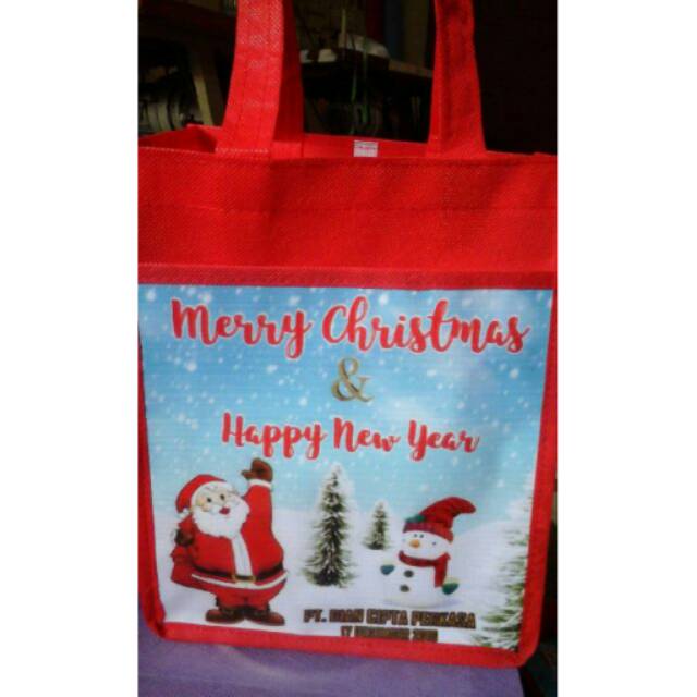 

Tas natal/goodiebag murah