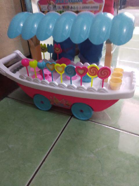 MAINAN ES CREAM DORONG GEROBAK ES CREAM UKURAN BESAR MAINAN ES CREAM DORONG GEROBAK ES CREAM UKURAN BESAR