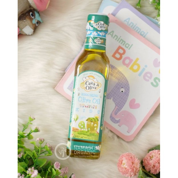 Evoo Extra Virgin Olive Oil Casa Di Oliva Kids 250 ml minyak zaitun MPASI Evoo MPASI Minyak MPASI