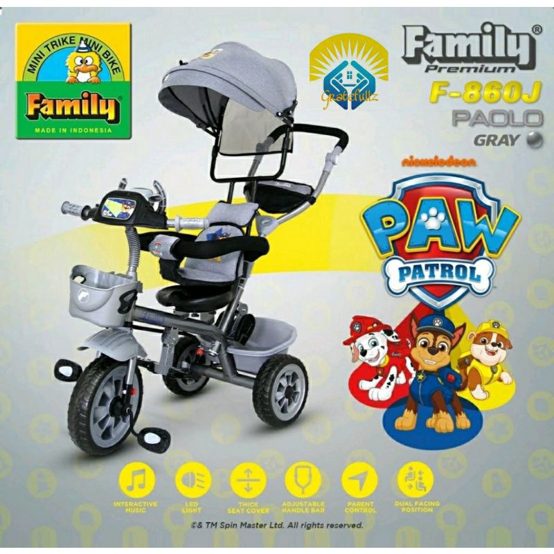 Sepeda roda tiga Family Paolo F-86OJ
