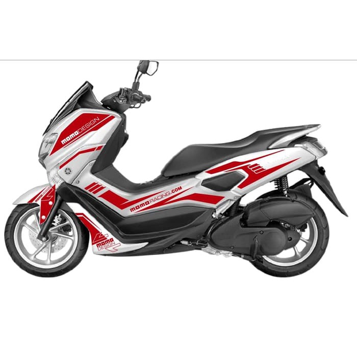 STIKER NMAX CUTTING STICKER NMAX STRIPING NMAX VARIASI NMAX MERAH BS f724