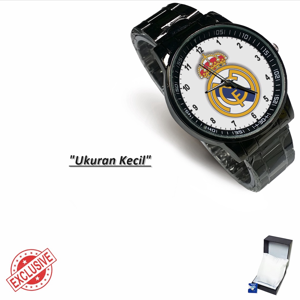 Jam Tangan Rantai Couple REAL MADRID FC - 1 (Special)