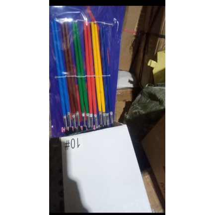 

kuas lukis warna warni no 8, 10 dan 12