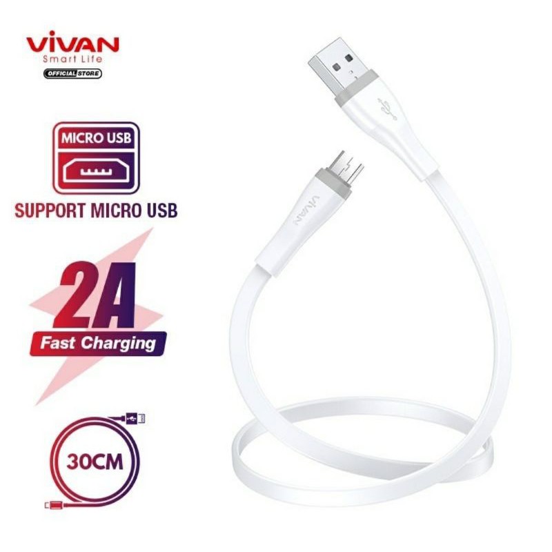 ORIGINAL VIVAN KABEL CASAN SM30s KABEL DATA CHARGER VIVAN SM30s