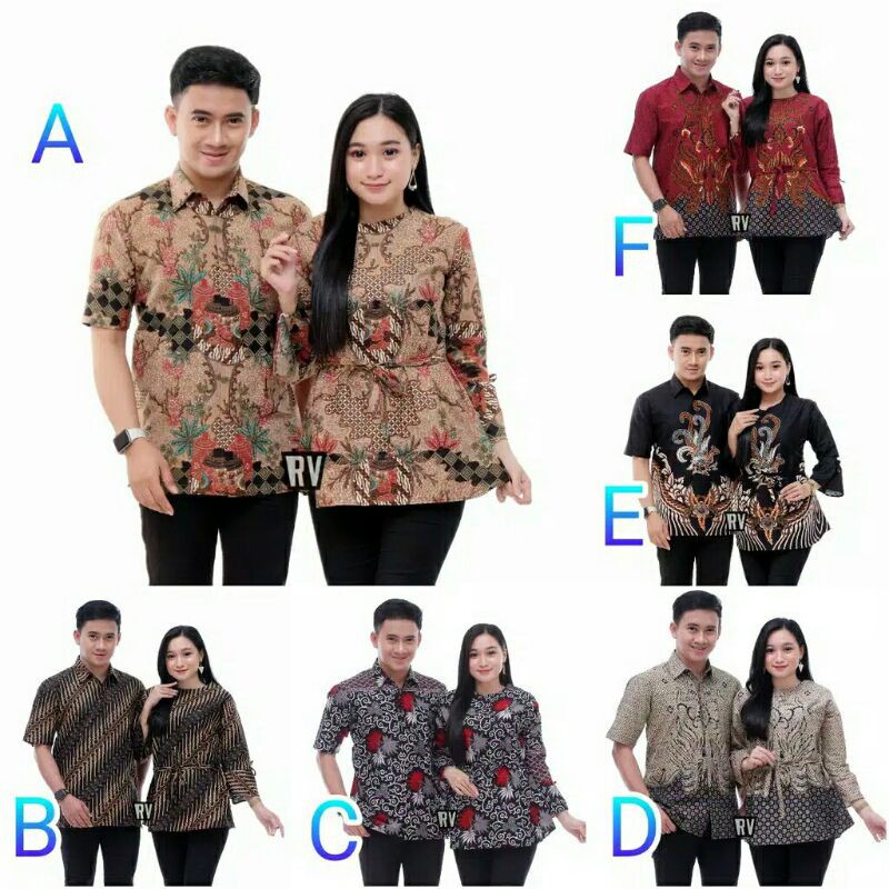 Atasan Wanita Batik Couple Maura Sania Big Size Jumbo Xxl Xxxl Xxxxl Xxxxxl Motif Gentong