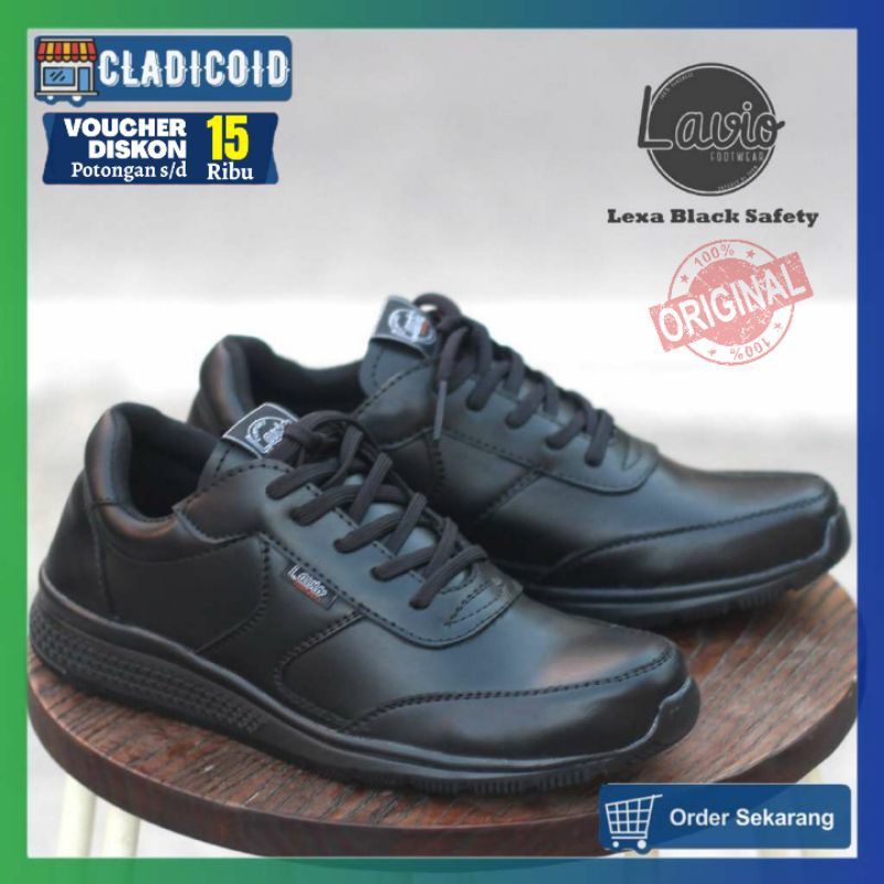 SEPATU SAFETY UJUNG BESI PRIA KEREN DAN STYLISH MODEL SNEAKERS TERBARU LAVIO LEXA