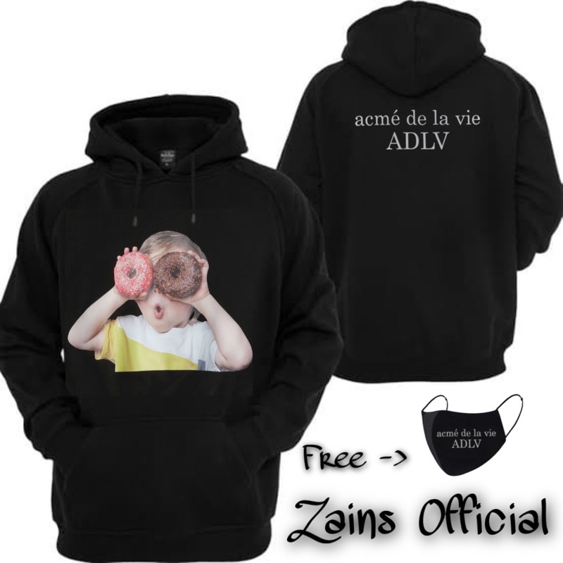 Jaket Hoodie ADLV adlv Acme De La Vie Karakter Anak Baby Face LIMITED EDITION Branded TRENDS ootd sw