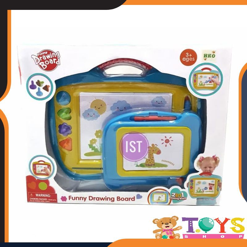 

Funnny Drawing Board 2 In 1 Mainan Edukasi Papan Tulis No.Jo16 18Ab