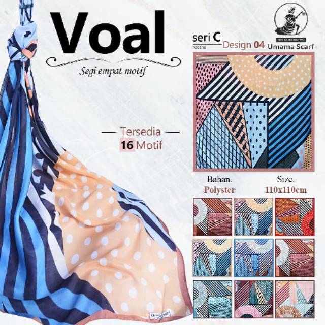 Umama Voal Hijab Segi Empat