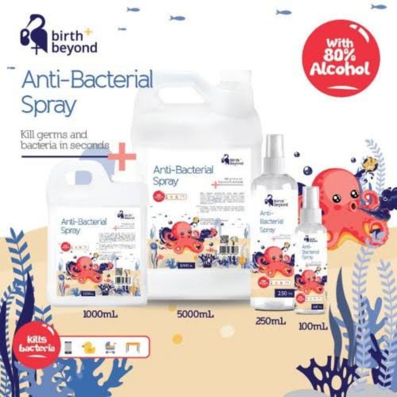 Birth Beyond Anti Bacterial Spray / Cairan Pembersih Kuman / Handsanitizer / Birth Beyond