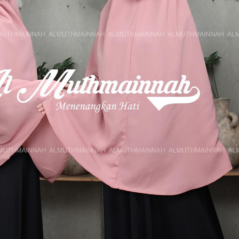 ➴ PREMIUM KHIMAR KERUDUNG HIJAB JILBAB WOLFIS WOLPIS ADEM XL - XXL NON PAD SYARI JUMBO BS BUAT SHOLA