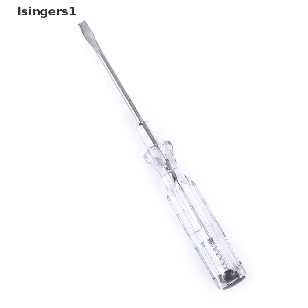 (lsingers1) 2pcs / Set Obeng Tes Pen Uji / Uji / Deteksi Power Listrik