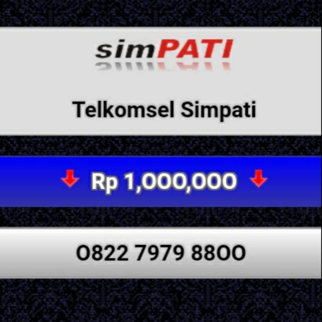 NOMOR CANTIK SIMPATI 0822 7979 8800