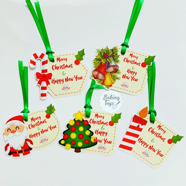 

Hang Tag Christmas / Natal Card Untuk Hampers / Goodiebag / Bingkisan Natal
