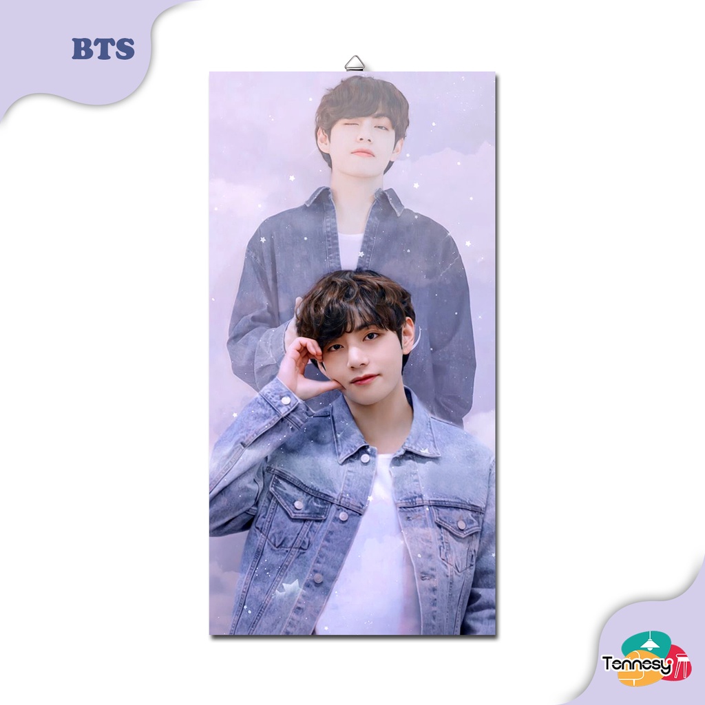 HIASAN DINDING WALL DECOR BTS NEW KPOP KOREA 10x20CM PAJANGAN KAYU POSTER DEKORASI DINDING KAMAR RUMAH